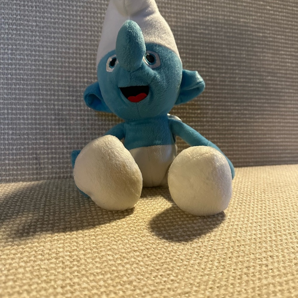 The Smurfs. Blue and White Plush Toy